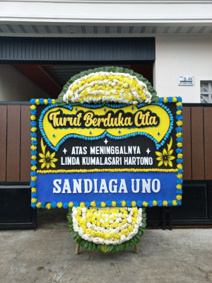 Papan Bunga Duka di Perumnas Way Halim